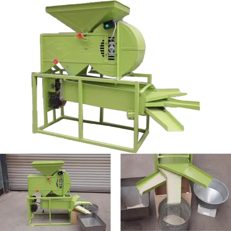 Double Motor Grain Winnower Grader and Cleaner Machine, 400-500 kg per hour